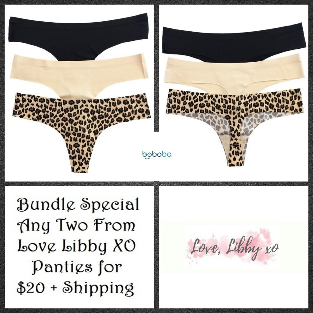 Love Libby XO Cute seamless no show thong
